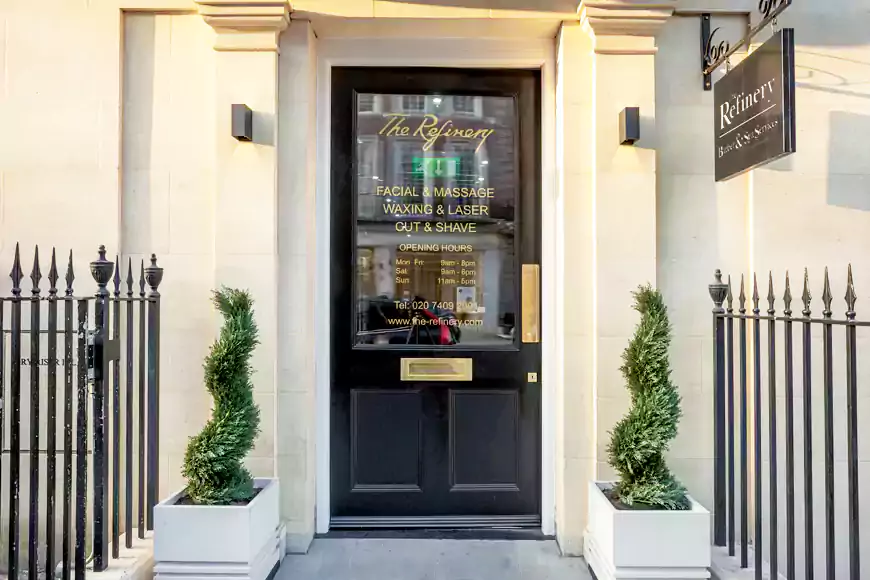 The Refinery Mayfair front door - 870 x 580 - home page